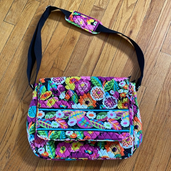 Vera Bradley messenger bag - Va Va Bloom - Picture 2 of 6